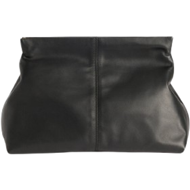 Clay Clutch Leather Black