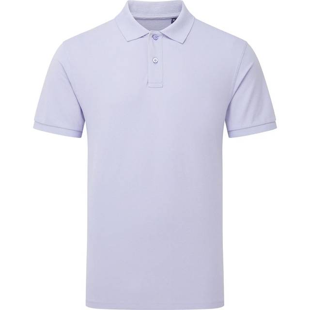 (S, Lavender) Asquith & Fox Mens Plain Short Sleeve Polo Shirt