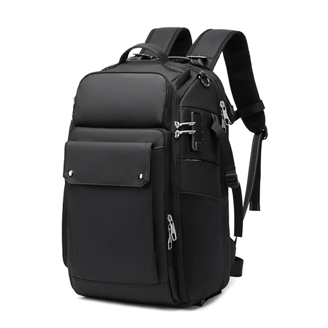 Large Photography Camera Backpack Waterproof Professional DSLR Bag Stylish Laptop with Combination Lock