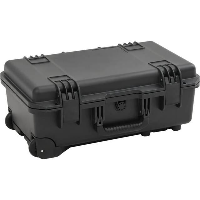 vidaXL Portable Flight Case Black 55x35x22.5 cm PP