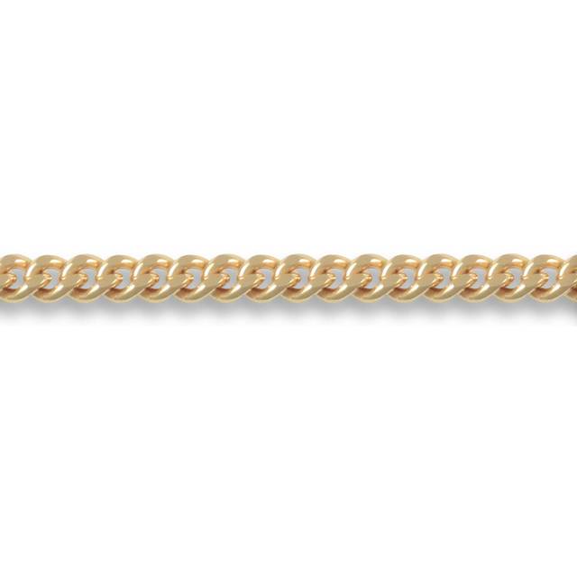 (20) Jewelco London Unisex Solid 9ct Yellow Gold Diamond Cut Curb 2mm Gauge Pendant Chain Necklace