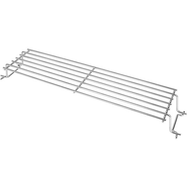 Denmay 7641 63.5cm Grill Stainless Steel Warming Rack for Weber Spirit 300 Series Spirit E-310 S-310 E-320 S-320 SP-330 (with Front Control Knobs),