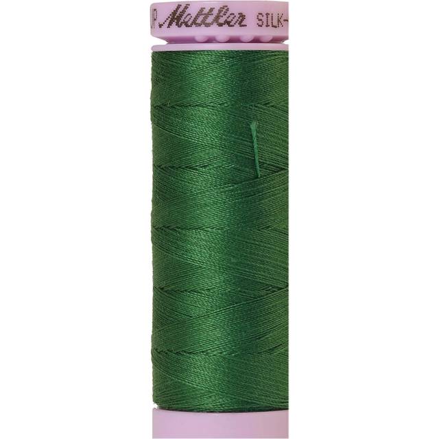 Mettler Silk-Finish Solid Cotton Thread  164 yd/150m  Bright Green