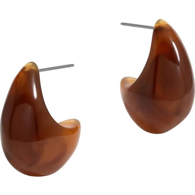 Jon Richard Jon Richard Resin Dome Earrings