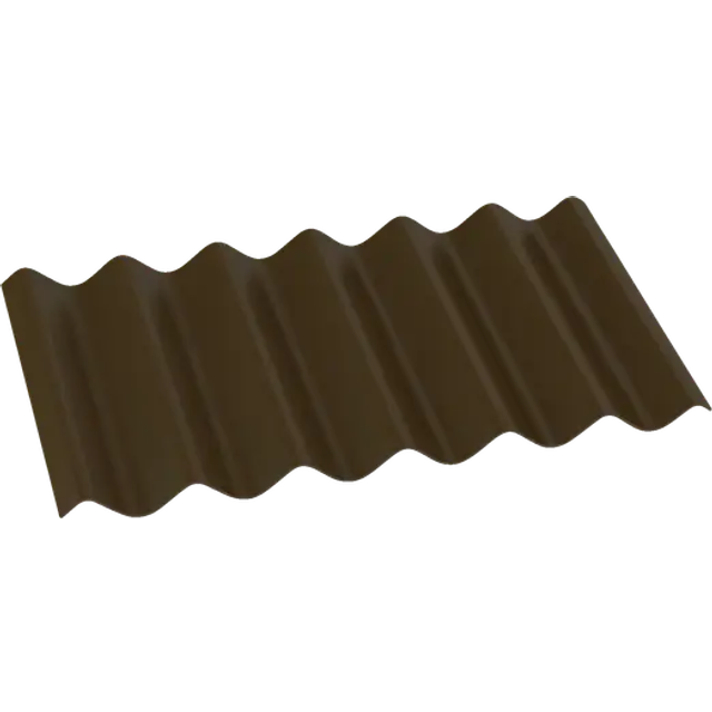Cembrit Bølgeplade B7 FK i mokka 1100x570 mm