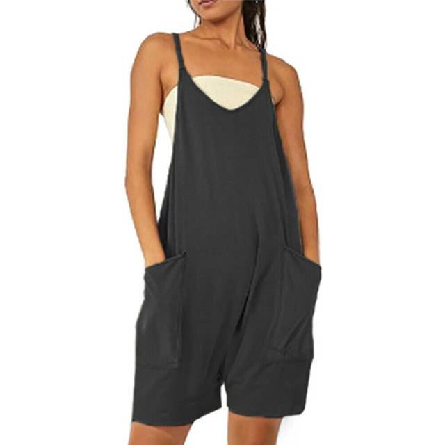 (#7 Pattern 3-Hot Pants, 2XL) Womens Overalls Dungarees Summer Loose Trousers Ladies Baggy Jumpsuit Playsuit