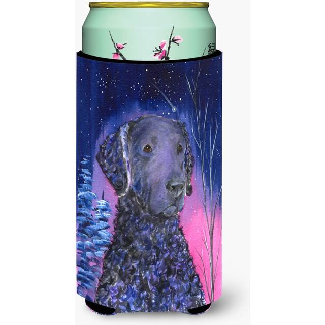 Starry Night Curly Coated Retriever  Tall Boy Beverage Insulator Beverage Insulator Hugger