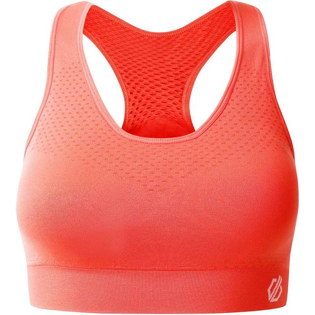 (S, Peach Bloom) Dare 2B Womens/Ladies Dont Sweat It II Sports Bra