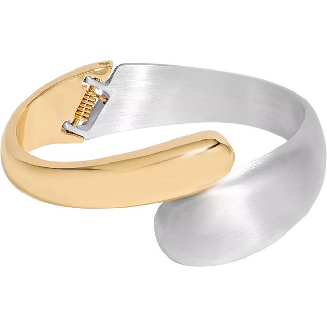 Jon Richard Two Tone Bangle, Gold/Silver