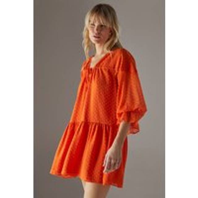 Warehouse orange dress womens daywear dresses