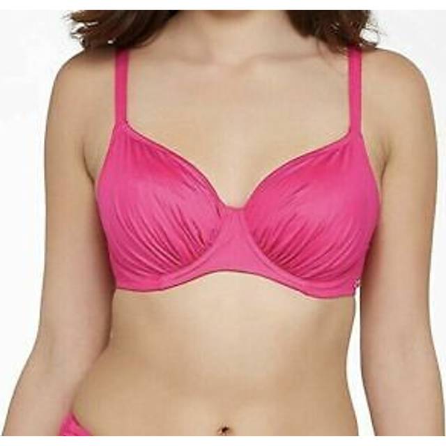 Fantasie versailles bikini top size 30dd underwired full cup bright pink 5749