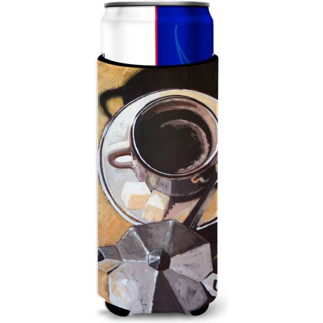 Caroline's Treasures ARA0086MUK Coffee I by Roy Avis Ultra Beverage Insulators for Slim Cans  Multicolor