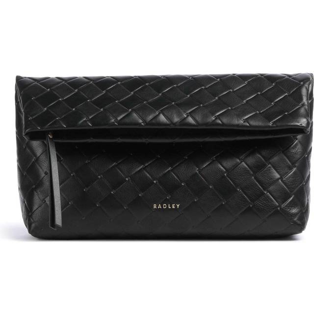 Radley Weaver Lane Woven Leather Medium Flapover Clutch Bag