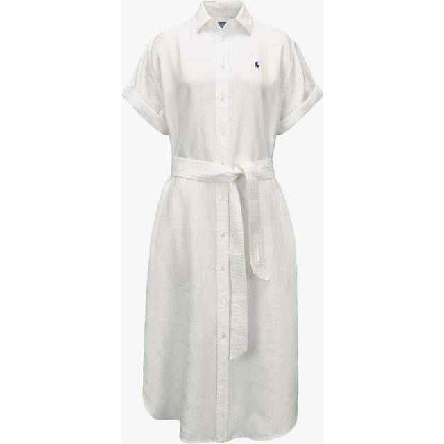 Oxford Belted Midi Dress