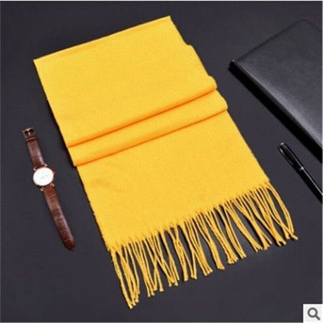 Super Soft Thick Knit Winter Warm Solid Scarfs Shawl Neck Wrap Mens Ladies