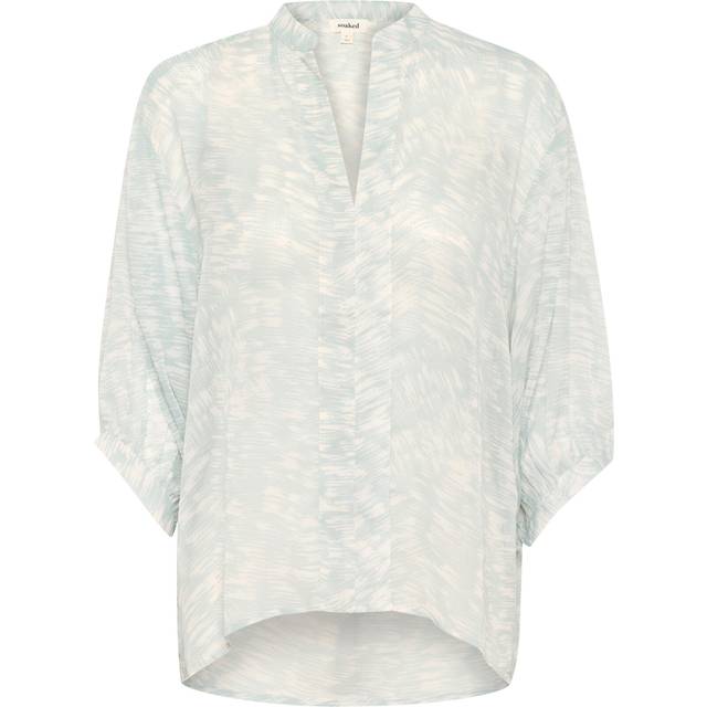 Soaked In Luxury Marta Marl Top, Blue