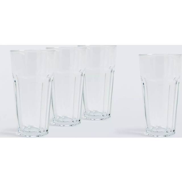 John Lewis Drink Glass Bistro Tumbler, Set of 4, 430ml, Clear