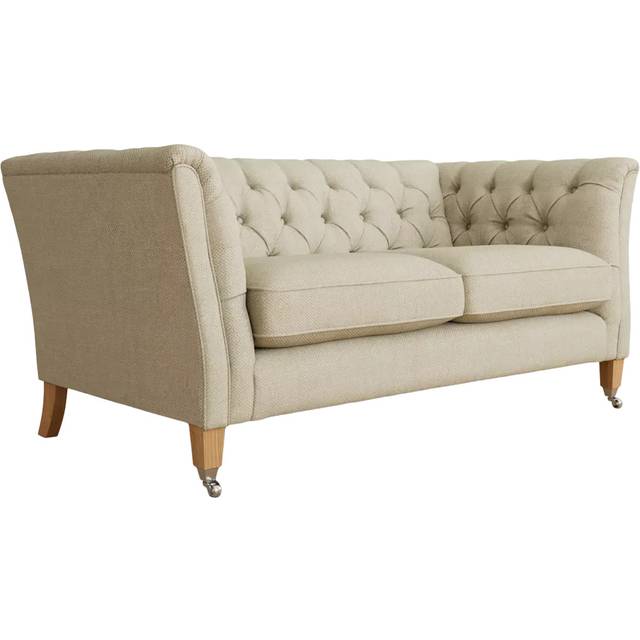 Laura Ashley Chatsworth Medium 2 Seater Sofa, Oak Leg