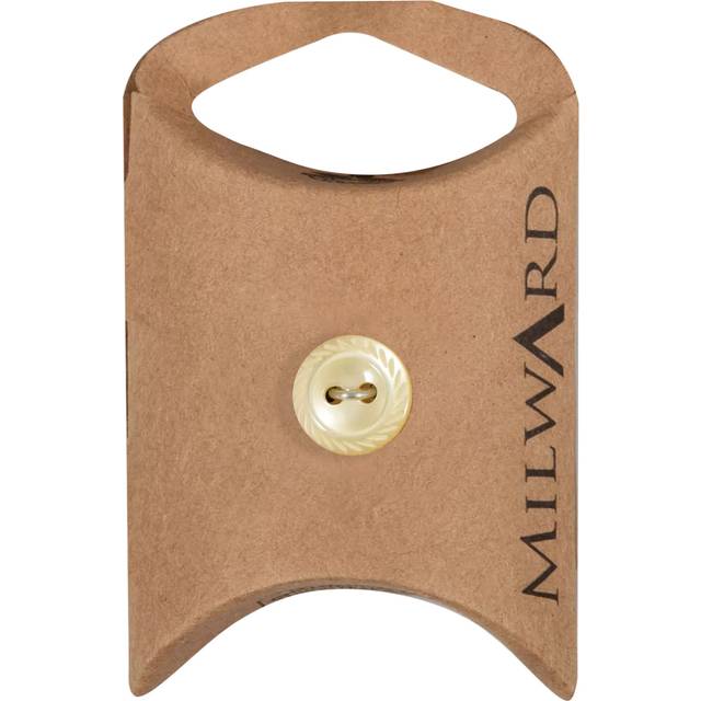 Milward 2 Hole rope Rim Buttons, 11mm, Pack of 10