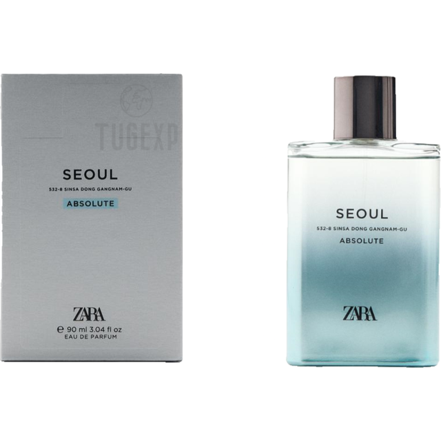 Zara man seoul absolute eau de parfum edp fragrance spray 90ml & sealed