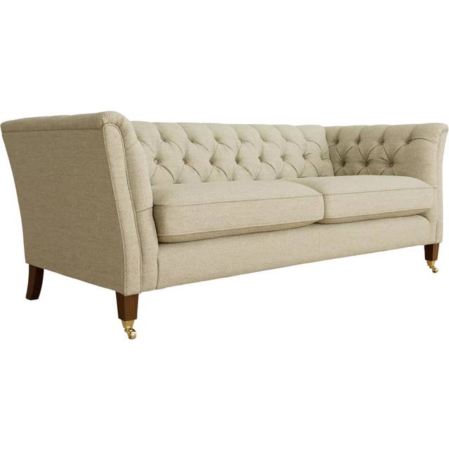 Laura Ashley Chatsworth Large 3 Seater Sofa, Teak Leg