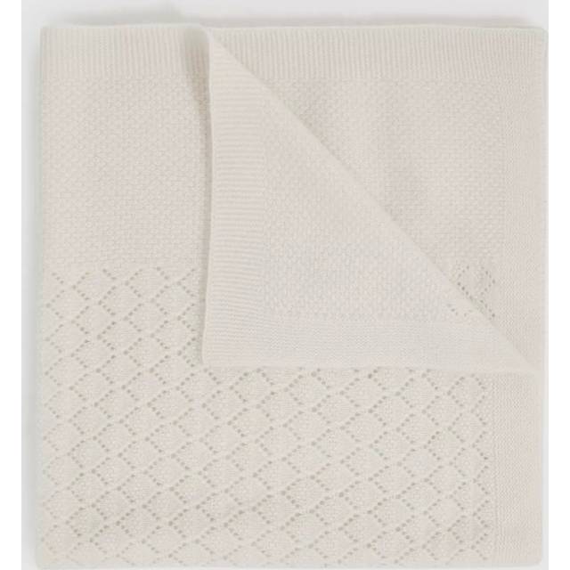 Reiss Baby Lou Cashmere Blanket, Ivory