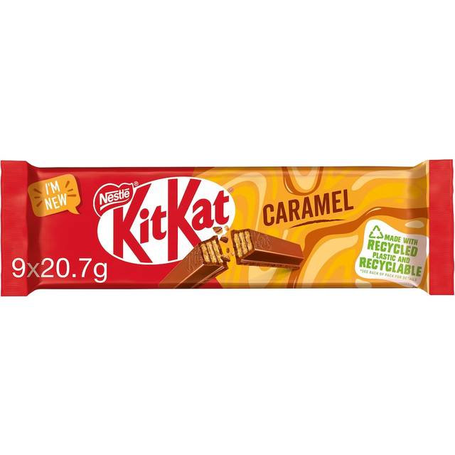 Kit Kat 2 Finger Caramel 9Pk 186.3G