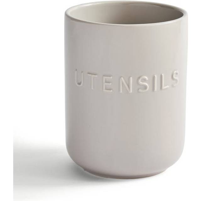 Ceramic Utensil Holder Grey