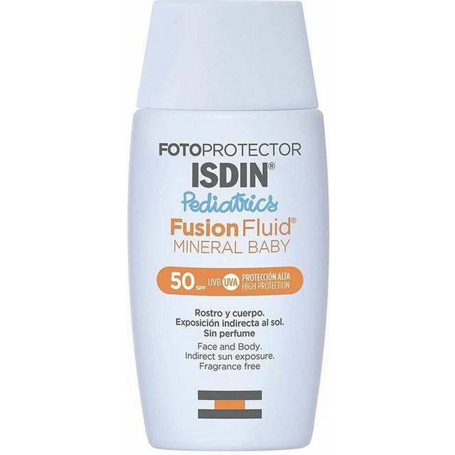 ISDIN Fotoprotector Fusion Fluid Mineral LSF 50 (50 ml) | 100% mineraliskt solskydd för känslig hud