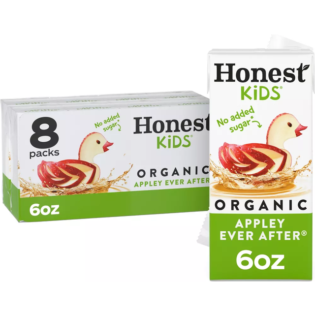 Honest Kids Juice Drink Organic Apple 6 fl oz Each / Pack of 8 (48 fl oz)