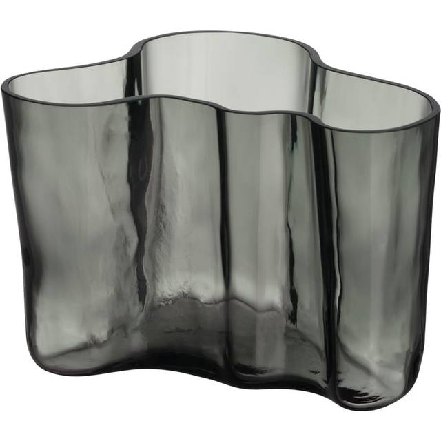 Iittala Alvar Aalto vas 140 mm Mörkgrå - Grå