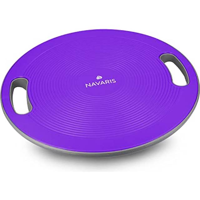 Navaris Balansbräda 40 cm/15,7 tum – halkfri wobble board stabilitetstränare för träning, fitness och fysioterapi – tonmuskler, stärker kärnan