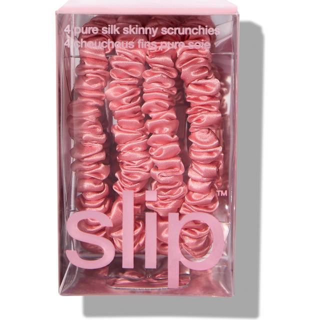 slip Skinny Scrunchies Set Of 4 in Rose - Beauty: NA. Size all. (all)