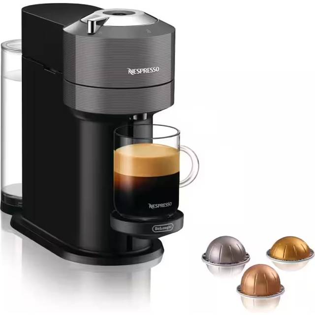 NESPRESSO by De'Longhi Vertuo Next ENV120.GY Coffee Machine - Grey, Silver/Grey