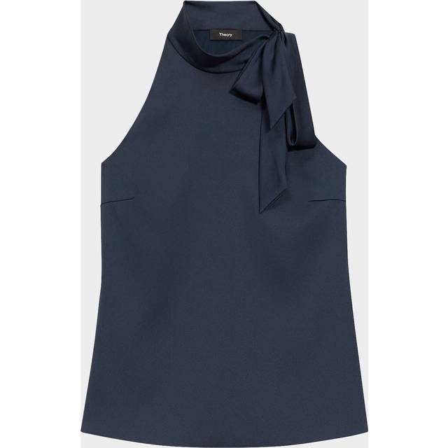 Satin Tie Halter Blouse - NCTRN WAY - Small