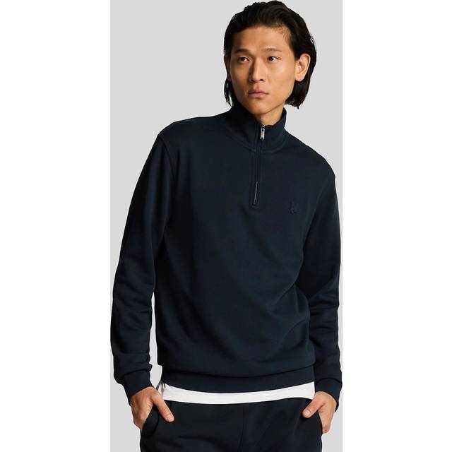 Superfine Quarter Zip Sweatshirt - Dark Navy