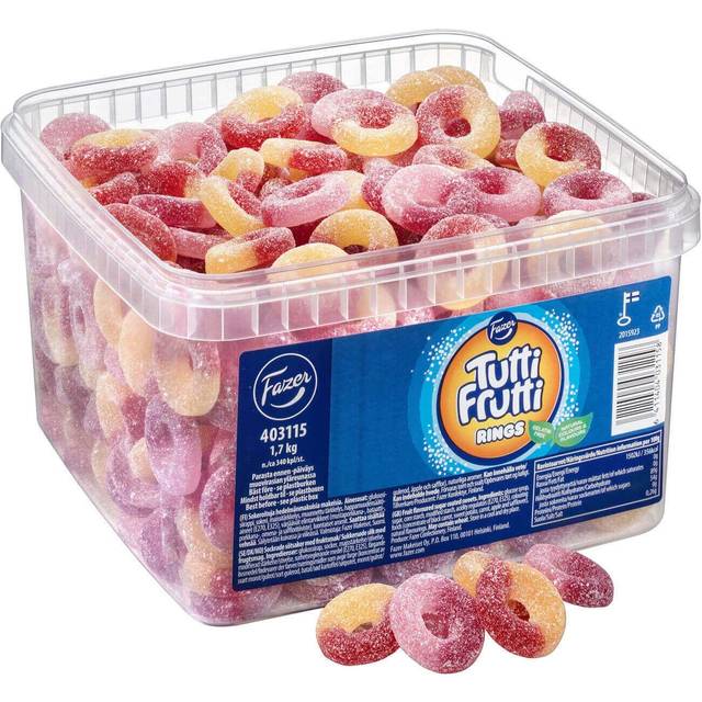 Tutti Frutti Rings Lösgodis 1,7 kg