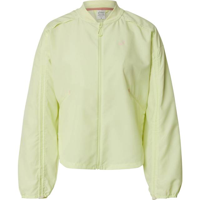 Asics Women's Nagino Run Adjustable Jacket Huddle Yellow, L