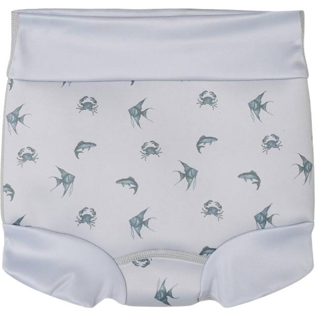 Name It Badeshorts Med Skjold - Dueblå/Mørkeblå