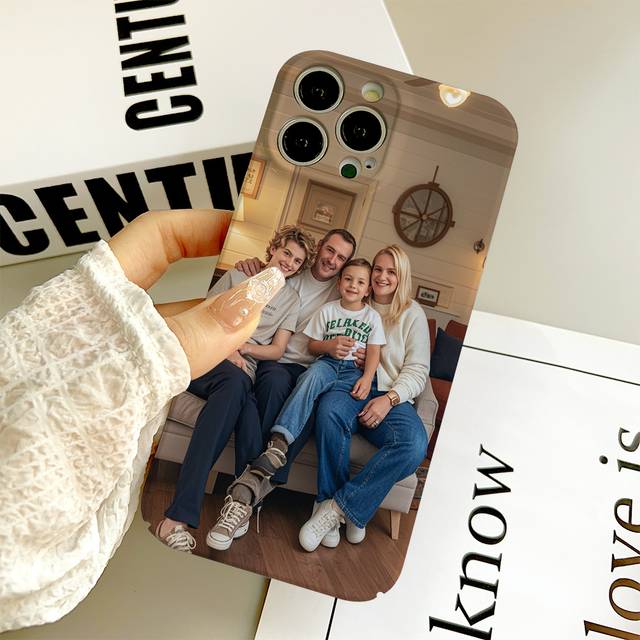 TEMU Custom Phone Case To Figure For Iphone 16 15 14 12 13 11 Pro Max Scratch-resistant Impact Soft Personality Design Your Own Diy Photo Pattern Black Phone Case For To Use Themselves