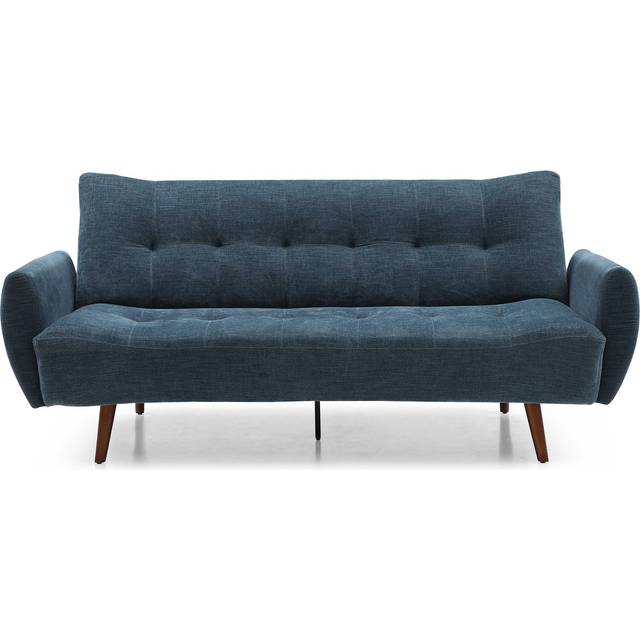 Claire 3 Seater Navy Sofa - Blue - 102 x 210 x 93cm