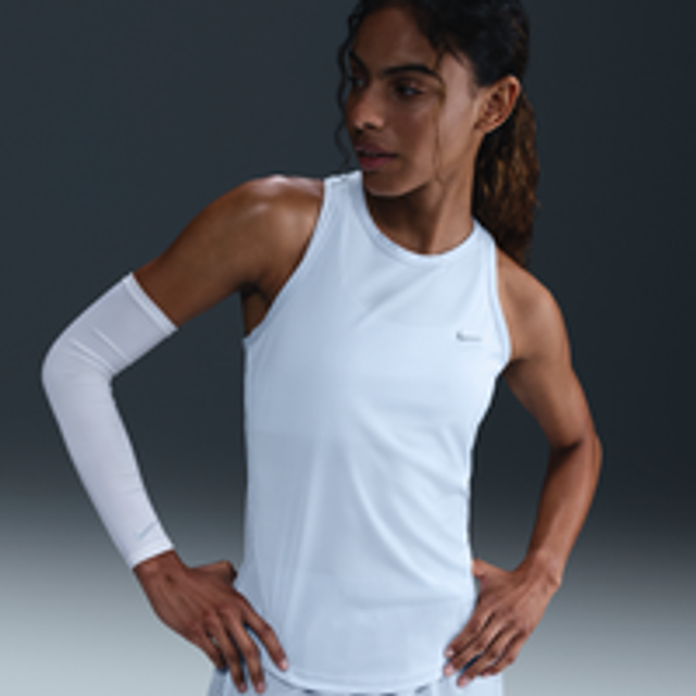 Nike Women's Tempo Dri-Fit Running Tank Top Linne, topp Dam Storlek L Färg grå