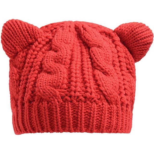(RedCat) Fashion Winter Warm Knit Crochet Beret Braided Baggy Women Lady Hat Beanie Ski
