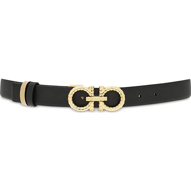 FERRAGAMO | Black reversible Gancini belt | Women | 85 - black (85)