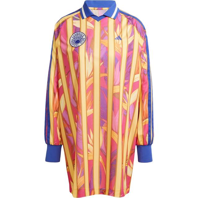 Women's t-shirt dress adidas X Farm Premium - Rose