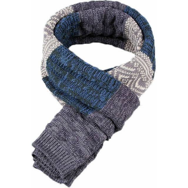 Mens Coarse Winter Warm Wool Knit Scarf Soft Long Thick Neck Shawl Wrap