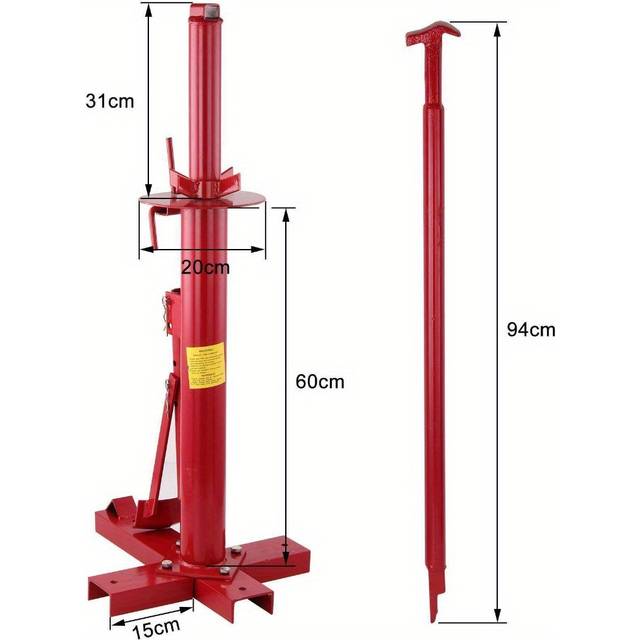 TEMU Manual Tire Changer Tool, Iron Portable Hand Operated Tyre Mount Breaker For Cars And Motorcycles With Tire Iron - High Quality, Steel Construction