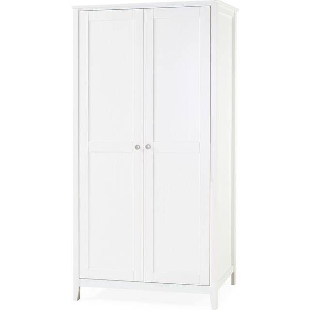 Wardrobe 2 Door 185cm Tall Metal Handles & Runners Bedroom Furniture