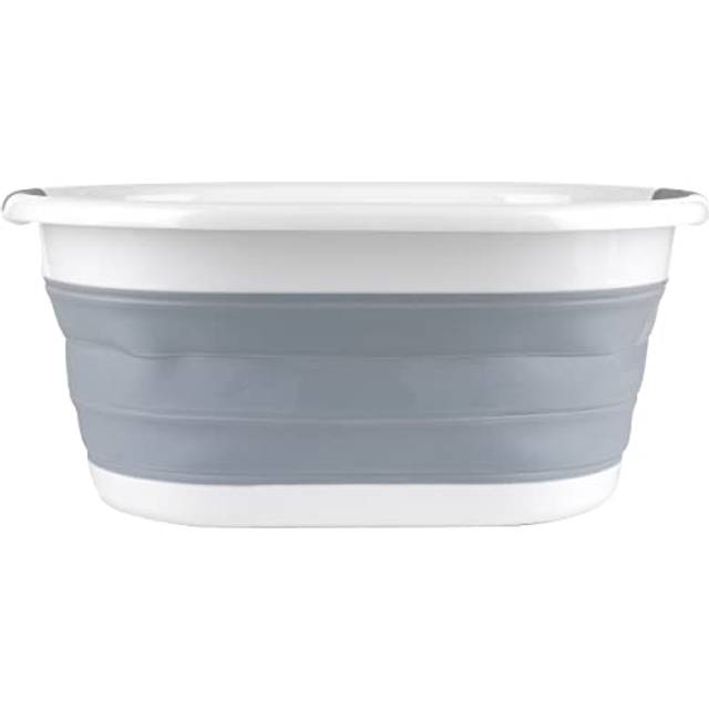 Beldray LA034816 Tvättkorg, Plast, Grå, 62 x 44 x 8.3 cm