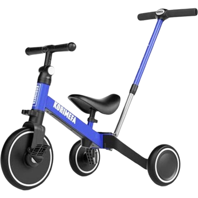 KORIMEFA 4 in 1 Toddler Balance Bike Kids Trike for 1 2 Year Old Boys Girls Trike with Parent Handle Kids Bike with Adjustable Seat and Detachable